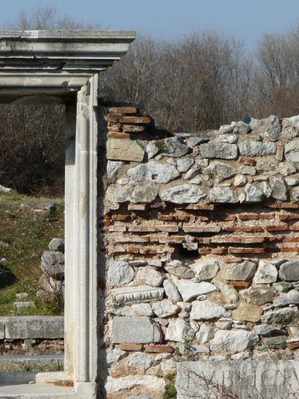 Byzantinische Mauern in Philippi